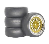 Pneumatico Offset-ET 3/6/9MM Per HSP 94123 1/10 Rc Auto Piatte | 4 piatti Per pneumatici Per corsa con mozzi offset da 3/6/9 mm Presa salda e precisa per la pista Rc Pneumatici Set