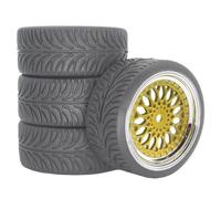 Pneumatico Offset-ET 3/6/9MM Per HSP 94123 1/10 Rc Auto Piatte | 4 piatti Per pneumatici Per corsa con mozzi offset da 3/6/9 mm Presa salda e precisa per la pista Rc Pneumatici Set