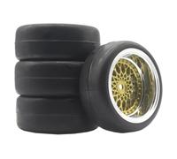 Pneumatico Offset-ET 3/6/9MM Per HSP 94123 1/10 Rc Auto Piatte | 4 piatti Per pneumatici Per corsa con mozzi offset da 3/6/9 mm Presa salda e precisa per la pista Rc Pneumatici Set