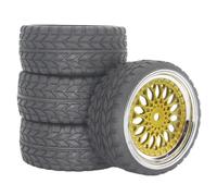 Pneumatico Offset-ET 3/6/9MM Per HSP 94123 1/10 Rc Auto Piatte | 4 piatti Per pneumatici Per corsa con mozzi offset da 3/6/9 mm Presa salda e precisa per la pista Rc Pneumatici Set