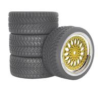Pneumatico Offset-ET 3/6/9MM Per HSP 94123 1/10 Rc Auto Piatte | 4 piatti Per pneumatici Per corsa con mozzi offset da 3/6/9 mm Presa salda e precisa per la pista Rc Pneumatici Set