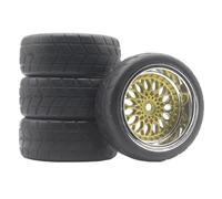 Pneumatico Offset-ET 3/6/9MM Per HSP 94123 1/10 Rc Auto Piatte | 4 piatti Per pneumatici Per corsa con mozzi offset da 3/6/9 mm Presa salda e precisa per la pista Rc Pneumatici Set
