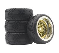 Pneumatico Offset-ET 3/6/9MM Per HSP 94123 1/10 Rc Auto Piatte | 4 piatti Per pneumatici Per corsa con mozzi offset da 3/6/9 mm Presa salda e precisa per la pista Rc Pneumatici Set
