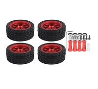 Pneumatico per Ruote RC, per Pneumatici per Ruote RC in Lega di Alluminio Resistente, Facile da Installare, Migliora la Presa, Adatto per Auto Telecomandata Wltoys 144001