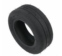 Pneumatico per scooter elettrico, ruota anteriore 80/60-5 senza camera d'aria per Ninebot per mini Pro GoKart Pro Kit, aspirapolvere liscio con scanalature di drenaggio, gomma 800 g, rosso nero