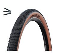Pneumatico pieghevole Schwalbe 1 x Billy Bonkers Performance ADDIX nero/bronzo 50-507 (24 x 2.00) con leva per pneumatici maxxi4you