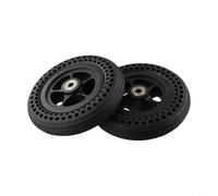 Pneumatico pieno, pneumatico da 6 pollici con mozzo ruota, for sedia a rotelle scooter elettrico, supporto cuscinetto in gomma 6x1 1/4 8 mm(2pc)