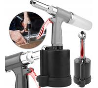 Pneumatico Pinze per Rivetti 3,2 - 4,8 MM Con Contenitore Nieter 16 Hub