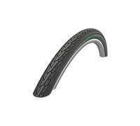 Copertoncino rigido Schwalbe Road Cruiser 27.5x1.65 GreenCompound K-Guard TwinSkin riflettente nero