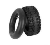 Pneumatico senza camera d'aria 100/65-6,5 e camera d'aria 90/65-6,5 per scooter elettrico da 11 pollici, pneumatico vuoto in gomma ispessita con alta resistenza all'usura per guida fuoristrada, nero