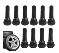 Pneumatico Snapin Short Rubber Valve Stem, 10 x Tubeless Wheel Valve Stems, 1.67in Portable Automotive Replacement Parts, Universals Fit for Standard Vehicle Tyres