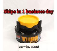 Pneumatico SOFT99 rivestimento cerato nero design gomma cura auto lucentezza ...
