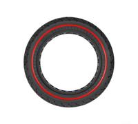 Pneumatico solido 10 x 2,125 per Xiaomi Mi 4 Lite di seconda generazione, a prova di foratura, ruota in gomma antiscivolo di ricambio per pneumatici fuoristrada (rosso)