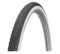 Coppia pneumatici ricambio x bici strada 24'' x 1,75 nero-bianco