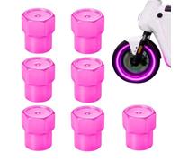 Pneumatico valvola Stem Covers | 8 pezzi Glow in Dark Air Valve Caps | Leak Proof Tire