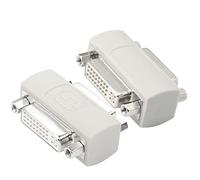 PNGKNYOCN Accoppiatore DVI femmina a femmina, DVI24+5/DVI-I Serial Cable Signal Extender, KANGPING per estendere e collegare due cavi DVI(2-pack)