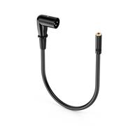 PNGKNYOCN Cavo audio stereo da XLR a 1/8, ad angolo retto XLR maschio a 3,5 mm, per microfono amplificatore mixer (0,3 M/1 FT) (maschio)