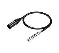 PNGKNYOCN Cavo da XLR a 1/4" TS, cavo audio microfonico sbilanciato da XLR maschio a jack mono femmina da 6,35 mm TS per altoparlanti, palcoscenico, DJ e altro (0,5 M)