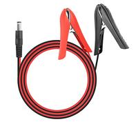 PNGKNYOCN Cavo di serraggio Alligatore della batteria 12 V, 16 awg DC 5,5 x 2,1 mm Maschio a Cell Clamp Extension for Automobile, RV, Portable Power Plant Solar Generator (1,8 m)