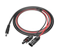 PNGKNYOCN Connettori del pannello solare a DC 5,5x2,1 mm Cavo di alimentazione di estensione 14AWG Pannello solare cavo convertitore per il caricabatterie a pannello solare (4,9FT