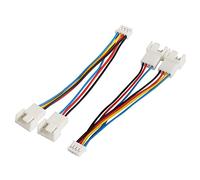 PNGKNYOCN Scheda grafica PWM 4 poli su doppio cavo splitter a 4 poli, per schede grafiche Y Splitter Power Chassis Computer Extension Adapter 4 pollici (2 pezzi)
