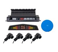 PNI Escort P16 A Sensore di Parcheggio con 4 ricevitori Tipo OEM da 16 mm + Cuscinetto Adesivo Blu