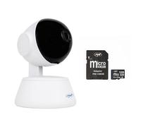 PNI IP720LR, 1080P, 2 MP, IP, P2P, pacchetto telecamera di sorveglianza PTZ 128 GB scheda di memoria microSD inclusa