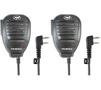 PNI Microfono con altoparlante MHS40 2 poli, compatibile con radio PMR, VHF/UHF (Confezione da 2)