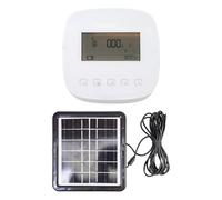 PNI Programmatore di irrigazione Intelligente SWI190, Wi-Fi con Pannello Solare da 3,3 W, 8 Zone, Controllo Tramite Applicazione Tuya