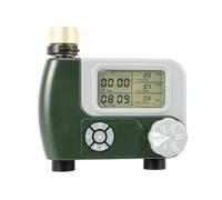 PNI Programmatore di irrigazione WT10 PRO, Display LCD, connessione 3/4 in Metallo, 2 uscite, Verde
