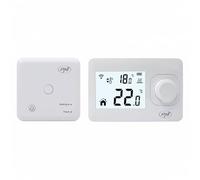 PNI Termostato wireless CT22 per impianti di riscaldamento, 0,2 °C, isteresi, display retroilluminato.