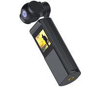 PNJ - CAMERA 4K Pocket - Stabilizzazione motorizzata a 3 assi - Prese extra fluide - Design compatto e leggero - App per smartphone - Durata 2:30 - Sensore CMOS - Timelapse e SlowMo