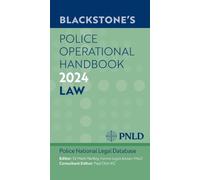 PNLD Police National Legal Database Mark Blackstone's Police Opera (Tascabile)