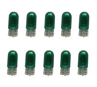 PNNNU 10Pz Auto T10 Alogena W5W 194 158 Cunei 12V 5W Xexon Lampada Bianco Caldo Ambra Giallo Luce dello Strumento Luce di Lettura,Verde