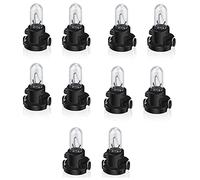 PNNNU 10Pz Car Interior Strumento Lampadine T4.7 T4.2 T3 12V Auto Cruscotto Lampade Aria Condizionata Pulsante Indicatore Luminoso Bianco,T3