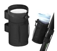 PNOOFR 1 Pezzo Portaborraccia Bici Portatile Porta Borraccia Senza Viti Portaborraccia Manubrio Portaborraccia per Bicicletta per Viaggi, Escursionismo, Ciclismo (Nero)