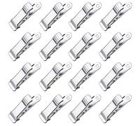 PNOOFR 16 Pezzi Raccoglitore in Metallo Clip Fermacarte Clip Multiuso in Metallo Pinze Multiuso per Sacchetti di Cibo, Immagini Foto, Artigianato Artistico, Home Office Supply Argento
