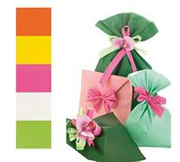 PNP 100 buste regalo in ppl perla mat 16x25cm assortimento 5 colori