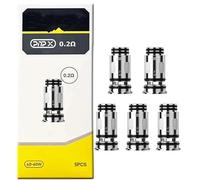 PnP X Coil 0.15/0.2/03/0.6/0.8/1.0 Ω DTL MTL For PnP Cartridge X/Tank/Drag S2/Drag X2 Vaporizer 5pcs/pack-No Nicotine (PnP X 0.2Ω)