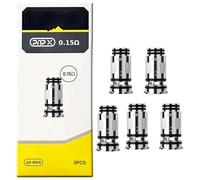 PnP X Coil 0.15/0.2/03/0.6/0.8/1.0 Ω DTL MTL For PnP Cartridge X/Tank/Drag S2/Drag X2 Vaporizer 5pcs/pack (PnP X 0.15Ω)