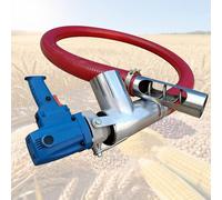 Pnpaea Attrezzatura Portatile per Il Trasferimento di Polveri, Aspiratore Portatile per Cereali, Macchina Portatile per Il Trasferimento di Polveri da 1500 W, per La Pulizia di Cereali 1.5m/59inHose