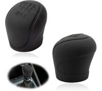 PNPGDYK 2 Pezzi Copri Pomello Cambio Auto, Copri Cambio Auto, Copertura Per Pomello Del Cambio Manuale A 6 Marce, In Morbido Silicone, Impermeabile, Antiscivolo, Per Auto (Black)