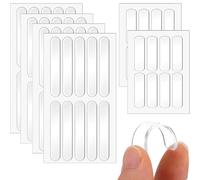 PNPGDYK Gommini adesivi - 56 pezzi silicone antiscivolo, paracolpi trasparenti per porte, mobili, laptop, cassetti, armadietti - 2 stili