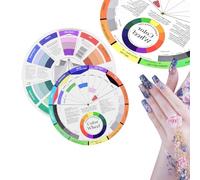 PNPGDYK Ruota dei Colori,Guida di Colori per Pittura Apprendimento Strumento Didattico di Classe Ruote di Color, per la Guida Educativa per la Pittura, Design Dell'aerografo, Trucco