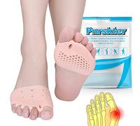 Cuscinetti Metatarsali Donna Uomo, 4pz Silicone Separatore Dita Piede, Gel Distanziatore Dita Piedi (Nudo)