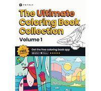 PNTRLY | The Ultimate Coloring Book Collection - Volume 1: Unique Artworks from PNTRLY App | Relax and Unwind with Our Coloring Book