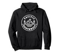 PNW Pacific Northwest Pride Minimalist Nature Amante Felpa con Cappuccio