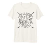 PNW Pacific Northwest Pride Oregon Washington Montana Maglietta Premium