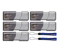 Pny 64 GB USB 3.0 flash drive Elite Turbo Attache 3 (cinque confezione Bundle) Model p-fd64gtbop-ge Plus (2) everything but Stromboli (TM) cordino