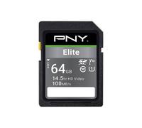 PNY Elite Tarjeta SDXC 64GB U1 V10 Clase 10